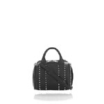 Alexander Wang ball stud rockie in matte black with rhodium 2027S0003L