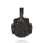 Alexander Wang marti backpack in washed black with rose gold 204082