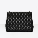 Balenciaga Touch Large Shoulder Bag Black 593372 1NH5Y 1000