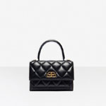 Balenciaga Sharp XS Satchel Shoulder Bag Black 580640 1NH3M 1000