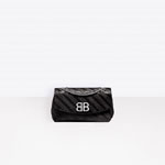 Balenciaga Small jacquard logo bag with chain strap 501681 9GJ1N 1000