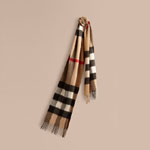 Burberry Giant Exploded Check Cashmere Scarf Camel 37667751