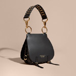 Burberry Bridle Bag in Leather and Rivets 40456791