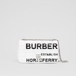 Burberry Small Horseferry Print Quilted Lola Bag in White 80293111