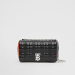 Burberry Small Icon Stripe Detail Quilted Lola Bag 80322011