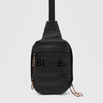Burberry Horseferry Print Coated Canvas Backpack in Black 80365541