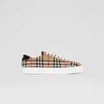 Burberry Vintage Check and Leather Sneakers 80381851