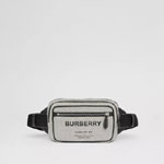 Burberry Horseferry Print Cotton Canvas Bum Bag in Black 80389021