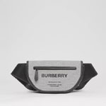 Burberry Small Horseferry Print Canvas Olympia Bum Bag in Black 80395051