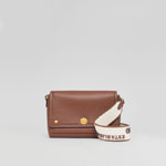 Burberry Topstitched Leather Note Crossbody Bag 80430551