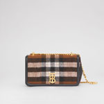 Burberry Small Quilted Check Cashmere Lola Bag 80470251