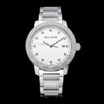 Bvlgari Solotempo White Dial With Diamonds Stainless Steel Case And Bracelet BV5842