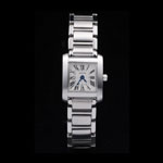 Cartier Tank Francaise 20mm White Dial Stainless Steel Case And Bracelet CTR6109