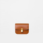 Celine Medium Classic Shoulder Bag in Tawny Box Calfskin 164173DLS 04TA