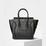 Celine Micro Luggage handbag in smooth calfskin 167793HSC 38NO