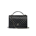 Chanel Flap bag with top handle A57044 Y83463 94305