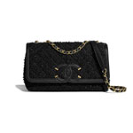 Chanel Black Flap Bag A93341 B00408 94305