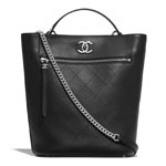 Chanel Black Bucket Bag AS0578 B00377 94305