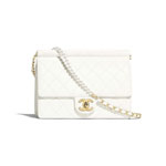 Chanel White Flap Bag AS0582 B00371 10601