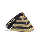 Chanel Gold Black Pyramid Bag AS0688 B00625 N4738