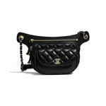 Chanel Black Waist Bag AS0814 B00838 94305