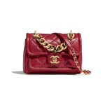 Chanel Red Flap Bag AS0936 B01190 N4855