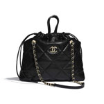 Chanel Black Small Shopping Bag AS0985 B01267 94305