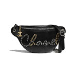 Chanel Calfskin Black Waist Bag AS1783 B02905 94305