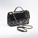 Chanel Small Flap Bag Patent calfskin AS3653 B09576 94305