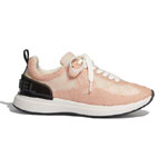 Chanel Embroidered Mesh Pale Pink Sneaker G37129 X56059 0K140