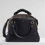 Chloe Daria Medium Handbag In Grained Shiny Calfskin CHC20US360C624D4
