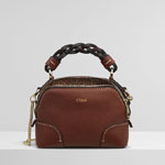 Chloe Mini Daria Chain Bag In Grained Shiny Calfskin CHC20WS362C6227S