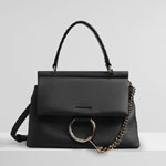 Chloe Small Faye Soft Top Handle Bag In Supple Lambskin CHC21AS413F17001