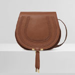Chloe Marcie Medium Saddle Bag In Grained Calfskin CHC21AS605F0125M