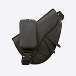 Dior Maxi Saddle Bag Black Grained Calfskin 1ADPO211YMJ H00N