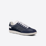 Dior B01 Sneaker Navy Blue Smooth Calfskin and Suede 3SN225XZU H560