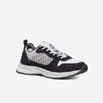 B25 Runner Sneaker Black Dior Oblique Canvas and Suede 3SN259YUH H960