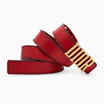 Dior D-Fence belt in red calfskin B0384CVWU M48R
