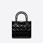 Small Lady Dior Bag Ultraglossy Patent Cannage Calf M0531NWDD M900