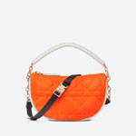 Small Dior Vibe Hobo Bag Fluorescent Orange M7200ODDO M057