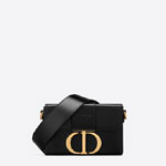 Dior 30 Montaigne Box Bag Black Box Calfskin M9204UMOS M911