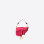 Dior Micro Saddle Bag Bright Pink Goatskin S5685CCEH M15F