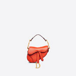 Dior Micro Saddle Bag Bright Orange Goatskin S5685CCEH M37O