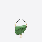 Dior Micro Saddle Bag Bright Green Goatskin S5685CCEH M68H