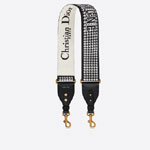 Dior Shoulder Strap 30 Montaigne Houndstooth Embroidery S8540CMPN M081