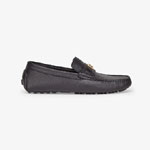 Fendi Loafers Black Leather Drivers 7D1385 ABNW F0ABB