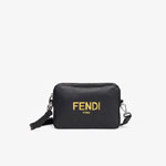Fendi Camera Case Black Leather Bag 7M0286 ADM8 F0R2A