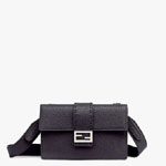 Fendi Baguette Pouch Black leather bag 7M0295SFRF0GXN