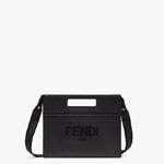 Fendi Mini Shopper Black leather shopper 7VA547AC9LF0GXN