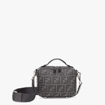 Fendi Mini Suitcase FF jacquard fabric bag 7VA552AG0MF0NPN